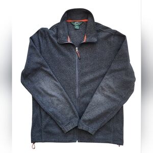 ​Woolrich Large Gray Full Zip Fleece Jacket Outdoor Hiking